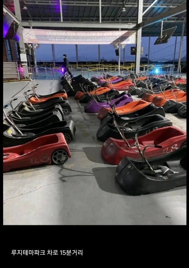 Lotte Castle Marina Aparthotel Yeosu Eksteriør bilde